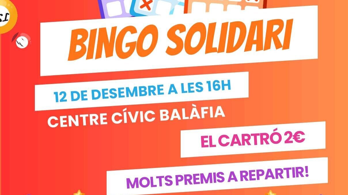 Bingo solidari per La Marató