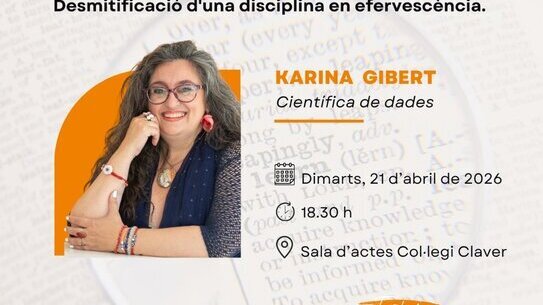 El Col·legi Claver tanca el cicle de xerrades amb una conferència sobre intel·ligència artificial