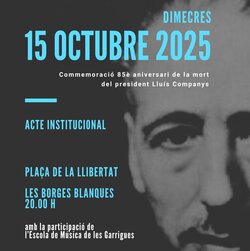Homenatge a Lluís Companys