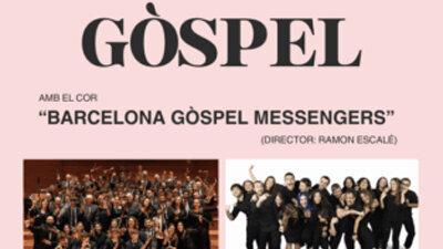 Gòspel amb la Banda Simfònica Unió Musical de Lleida amb el cor Barcelona Gòspel Messengers