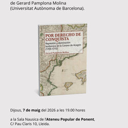 Presentació del llibre 'Por derecho de conquista'