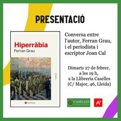 Presentació llibre 'Hiperràbia', de Ferran Grau