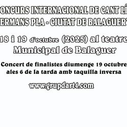 Concurs Internacional Germans Pla