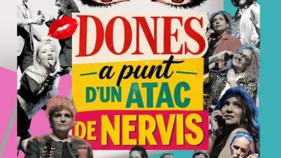 Dones a punt d'un atac de nervis