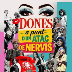 Dones a punt d'un atac de nervis