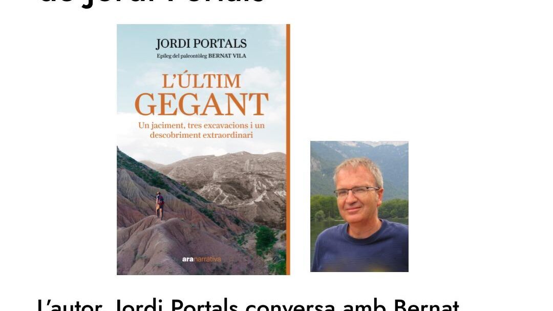Presentació 'L'últim gegant' de Jordi Portals