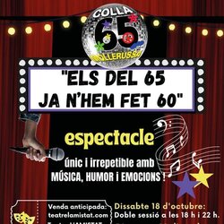 Els del 65 ja n’hem fet 60