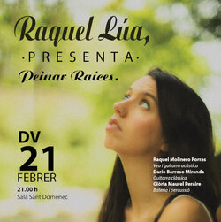 "Peinar raíces", concert de Raquel Lua