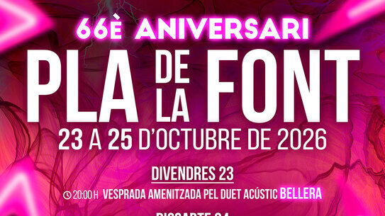 Aniversari del Pla de la Font