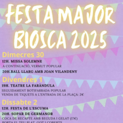Festa Major de Biosca