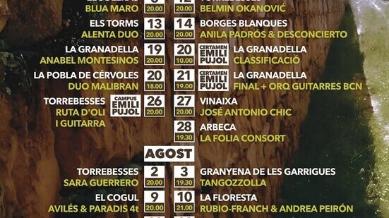 XIII Garrigues Guitar Festival 2024
