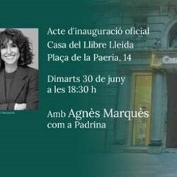 Acte d'inauguració oficial de la botiga de La casa del Llibre a Lleida