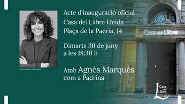 Acte d'inauguració oficial de la botiga de La casa del Llibre a Lleida