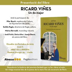 Presentació del llibre 'Ricard Viñes, un do major'