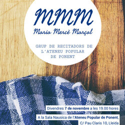 Recital 'mmm' (Maria Mercè Marçal)