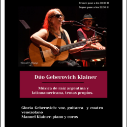 Actuació del Dúo Geberovich Klainer
