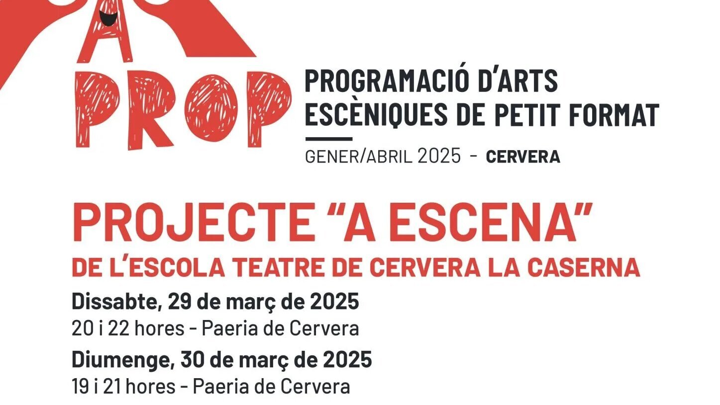 Representació de “Frederic Casamajó i Sanpere”, peça teatral de proximitat