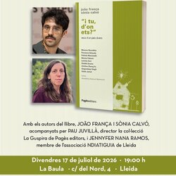 Presentació del llibre 'I tu, d'on ets?'