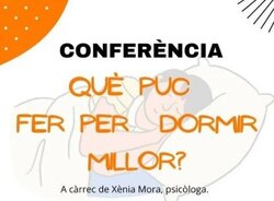 Conferència: Què puc fer per dormir millor?