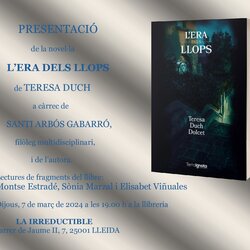 Presentació llibre 'L'Era dels Llops' de Teresa Duch