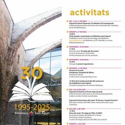 Aniversari de la Biblioteca Sant Agustí