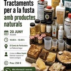 Tractaments per a la fusta amb productes naturals