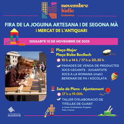 Fira de la Joguina Artesana i de Segona Mà
