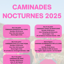 Caminades nocturnes a Bellpuig