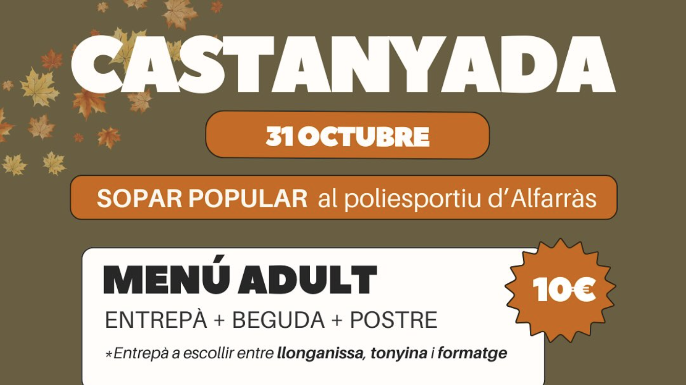 Castanyada i Haloween a Alfarràs