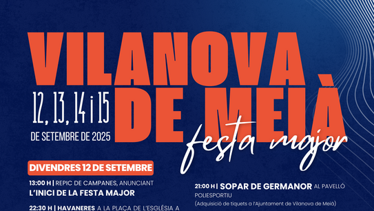 Festa Major de Vilanova de Meià