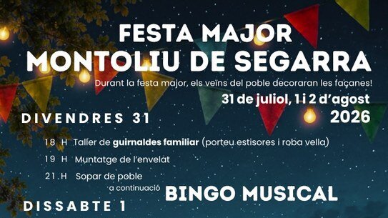 Festa Major de Montoliu de Segarra