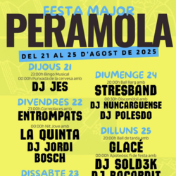 Festa Major de Peramola