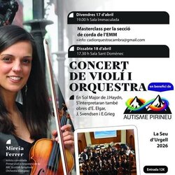 Concert de l'Orquestra Cadí i la violinista Mireia Ferrer