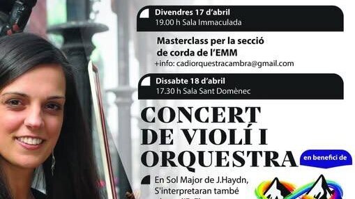 Concert de l'Orquestra Cadí i la violinista Mireia Ferrer