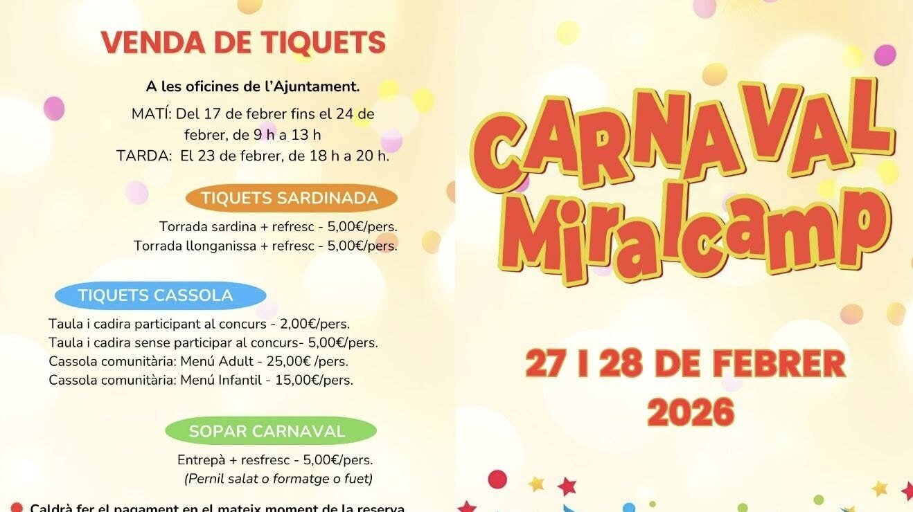 Carnestoltes de Miralcamp