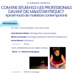 Com ens situem davant el malestar psìquics dels altres?