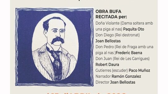 Obra recitada 'Los tres reyes', de Joseph Werhle i Valle, sota la direcció de Joan Bellostas