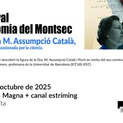 Conferència 'Maria Assumpció Català, astrònoma pionera, apassionada per la ciència'