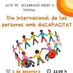 Dia Internacional de les Persones amb Discapacitat