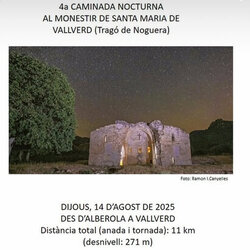 Caminada nocturna a Santa Maria de Vallverd