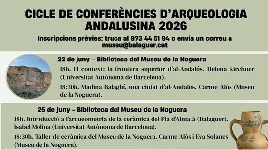 Cicle de conferències d’arqueologia andalusina