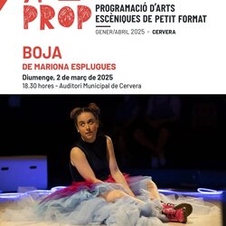 Representació de “Boja”, amb Mariona Espluges