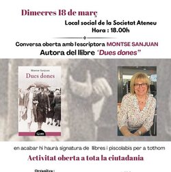 Conversa amb Montse Sanjuan