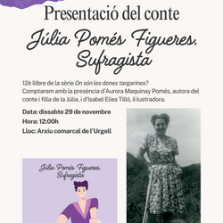 Júlia Pomés Figueres. Sufragista