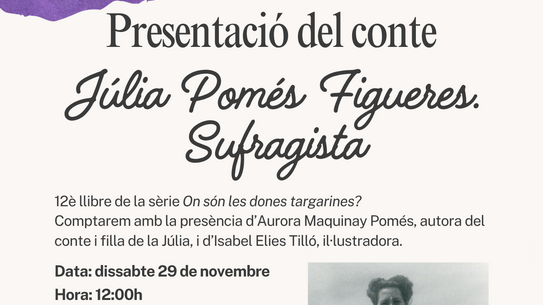 Júlia Pomés Figueres. Sufragista