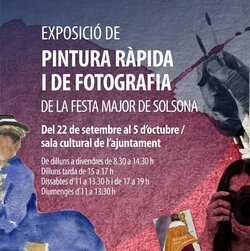 Exposició de pintura ràpida i fotografies