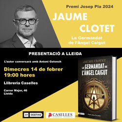 Presentació del llibre 'La Germandat de l'arbre caigut' de Jaume Clotet