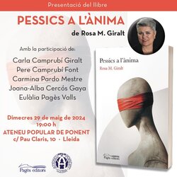 Presentació llibre 'Pessics a l'ànima', de Rosa Maria Giralt