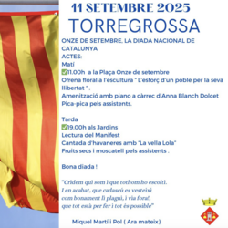 Diada a Torregrossa