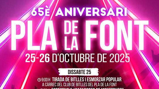 Aniversari del Pla de la Font